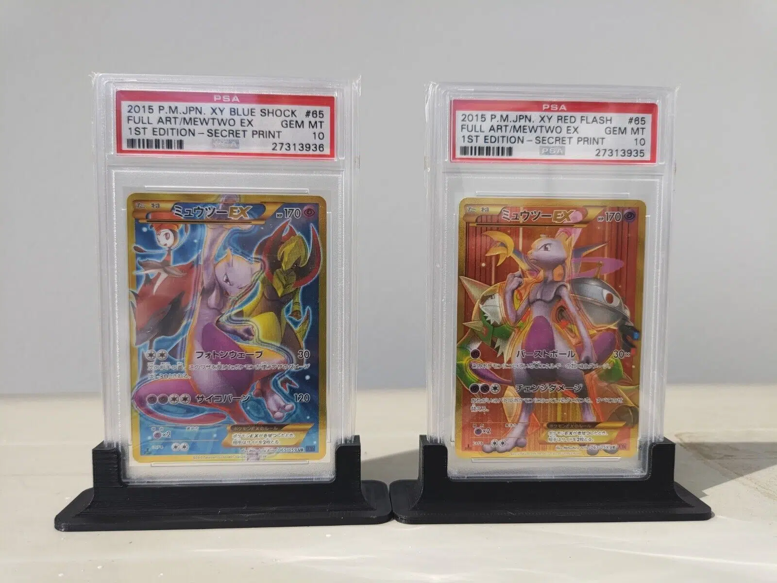 2015 Complete Set Pokรฉmon Japanese XY Full Art Mewtwo EX 1st Ed PSA 10 Gem Mint